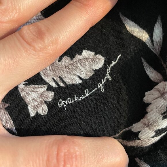 Spiritual Gangster Boho Cardigan Women One Size OS Black Floral Tie Rayon Asian - Picture 5 of 14